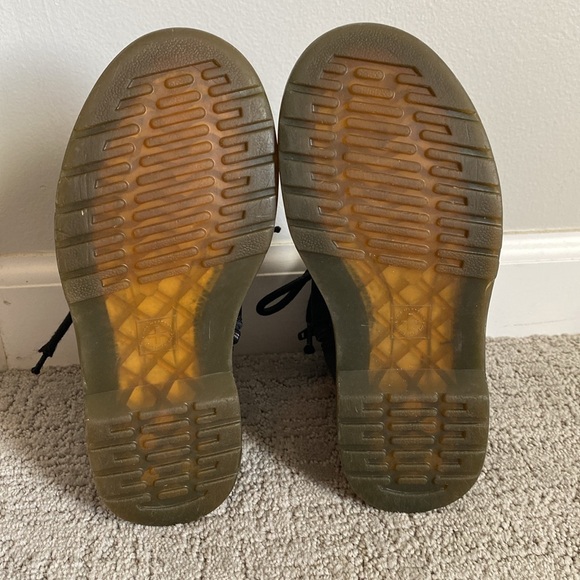 Dr. Martens black zip up combat boot big girl size 1 - Picture 6 of 9